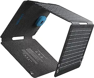 A photo of the Anker portable solar panel