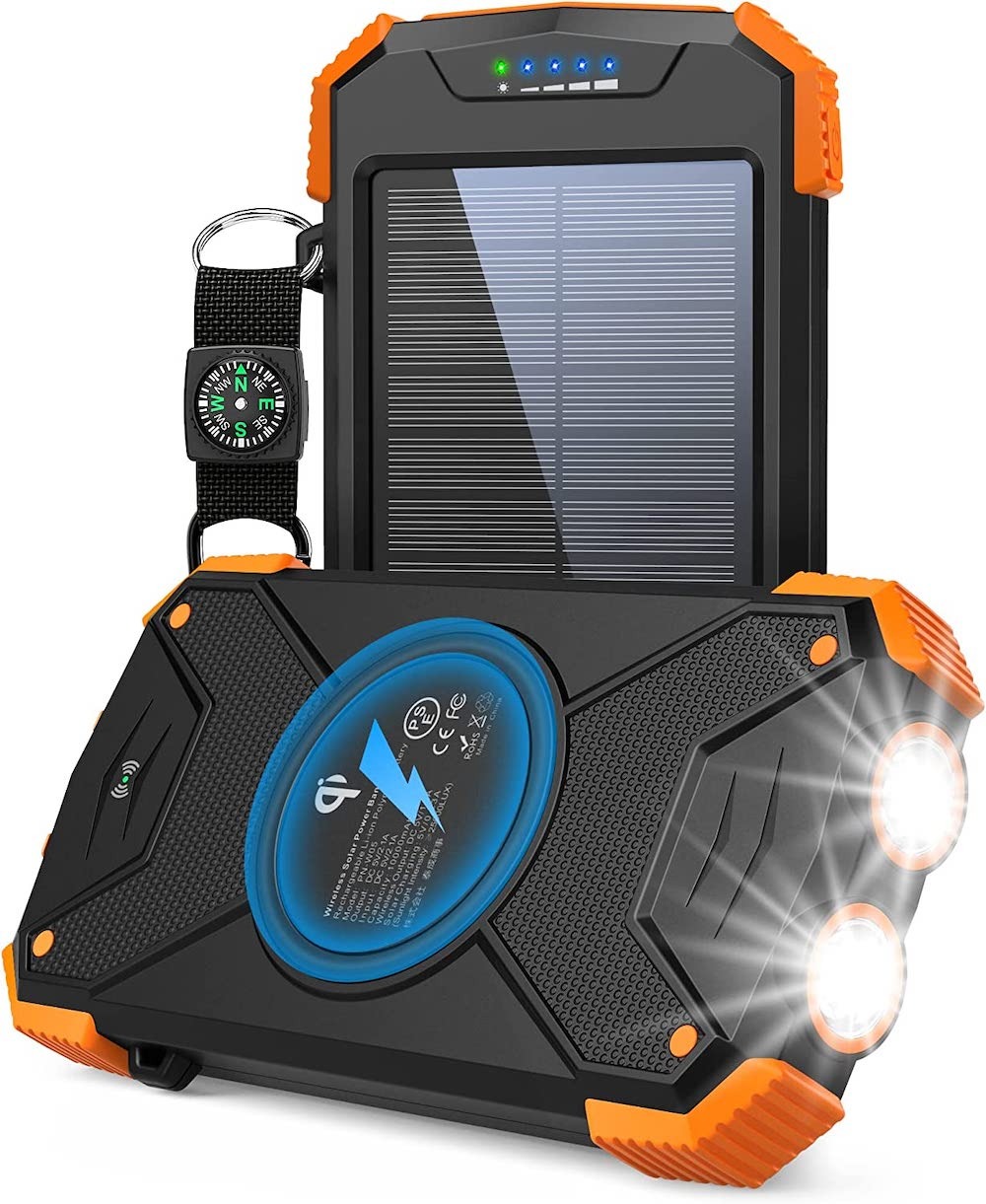 A Blavor solar phone charger