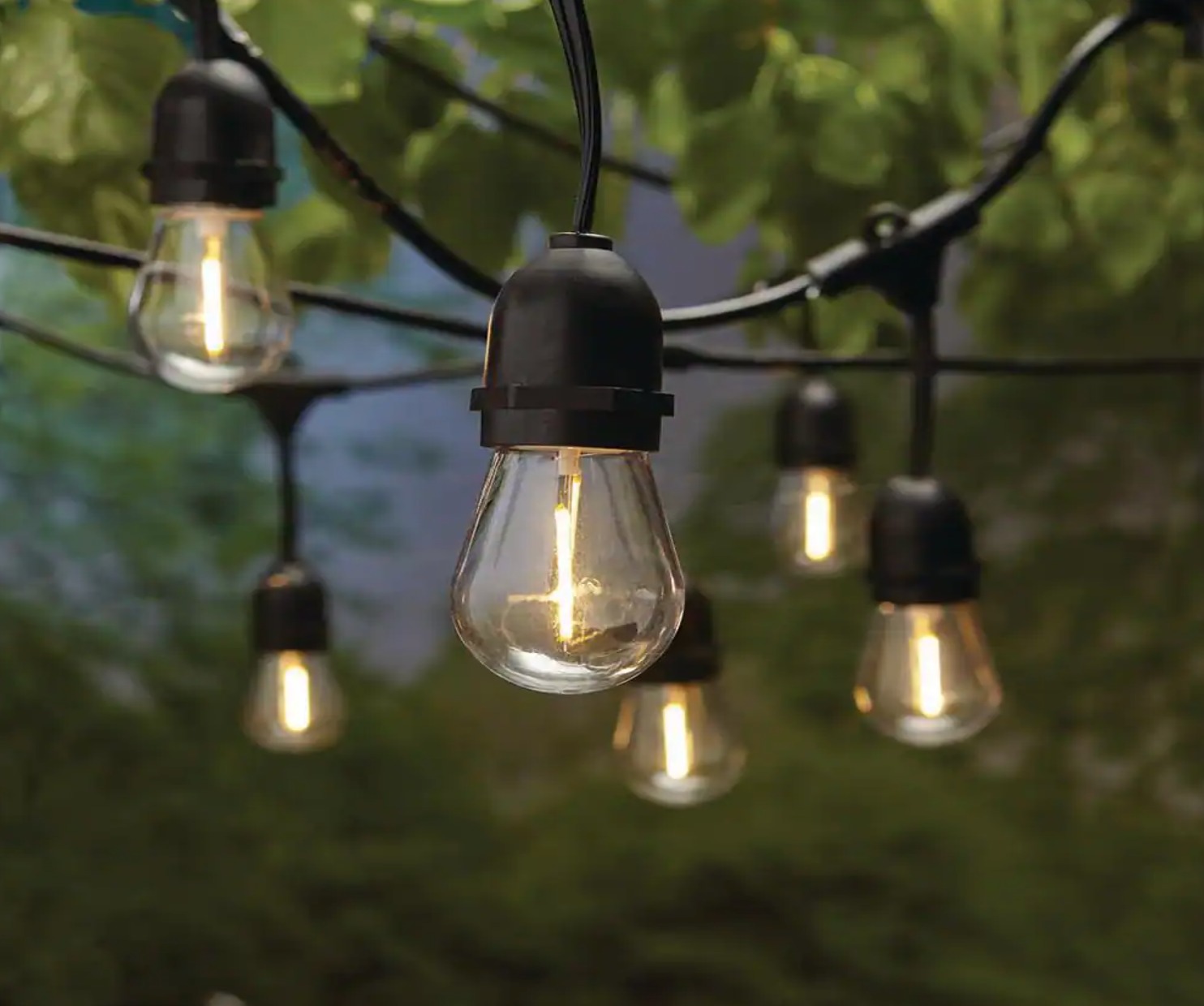 Hampton Bay solar string lights