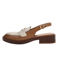 Paiinted Slingback Flat