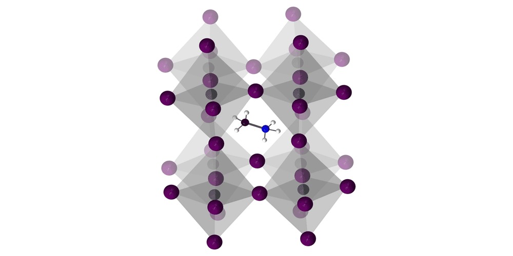 diagram depicting the structure of perovskite